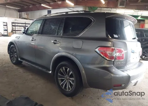2017 Nissan Armada Sl from USA, damaged, VIN JN8AY2NC7H9501720